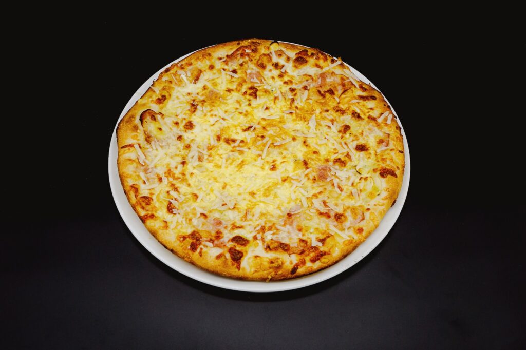 pizza polo e gorgonzola